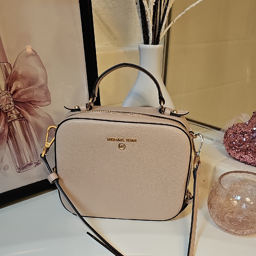 Michael Kors Beige Crossbody Bag